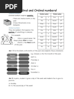 Ordinal Number and Object Pronoun