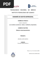 Cuadro Comparativo de Los Modelos Economicos