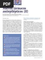 Nuevos Fármacos Antiepilépticos (II) : Avances en Terapéutica