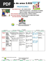 Plan de Área Grado Segundo 2.023