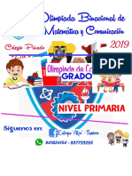 FORMATO OLIMPIADA COMUNICACIÓN ALFA 5to PRIMARIA