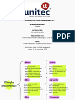 Cuadro Sinóptico Filósofos Presocráticos