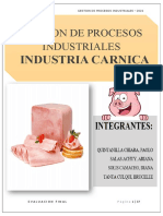 Industria Carnica - Monografia