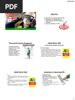 1.4 Peronal Protective Equipment