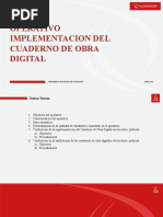 Operativo Actualizacion y Registro de Cuaderno de Obra Digital