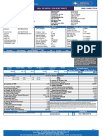 Bill of Supply For Electricity: Area Details Connection Details Supply and Meter Details