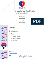 Important Tools To Have Your E-Books and Papers Easily