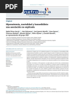 Hiponatremia y Hemodiálisis