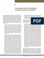 Cuatro Pilares en La Prevención de La Obesidad y El Sobrepeso