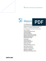 Matemáticas: Edición Anotada para El Profesorado