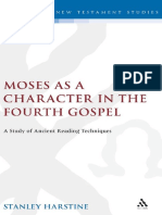 Harstine, Stan - Mose - Moses As A Character in The Fourth Gospel - A Study of Ancient Reading Techniques (2002, Bloomsbury)