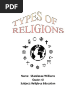 Types of Religions