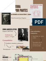 La Composicion Por Elementos en La Obra de Edwin L. LUTYENS