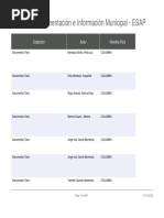 Centro de Documentaci N e Informaci N Municipal - ESAP
