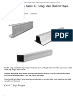Apa Perbedaan Kanal C, Reng, Dan Hollow Baja Ringan - Kepuh Kencana Arum