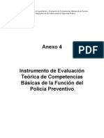 Anexo 4 Instrumento Teórico Policía Preventivo SR