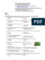 Soal Semester Tema 1