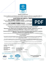 Certificado de Varilla de Puesta A Tierra PDF