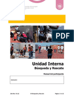 Unidad Interna: Búsqueda y Rescate