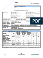 Msds-Lime Powder