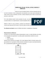 Unidad 9: Datos Complejos: Pilas, Colas, Listas, Grafos Y Árboles Pilas