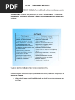 Taller de Identificación de Actos y Condiciones Inseguras