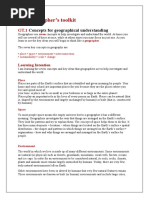 GT1 Concepts For Geographical Understanding