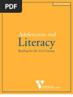 Adolescents and Literacy