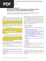 ASTM D7760 - Permeability of TDA