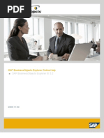 Sap Businessobjects Explorer Online Help