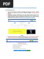 Desktop Instructins How To Proceed For Exam (05 Dec)