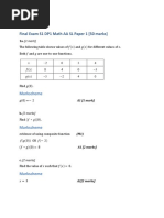 FE DP1 Math AASL P1 Sol