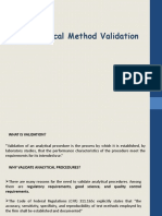 Analytical Method Validation