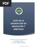 Guia de Mediacion y Arbitraje