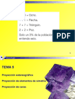 Tema 5 Proyección Estereográfica