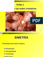 Tema 3 Simetría de Las Redes Cristalinas