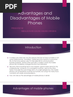 Advantages and Disadvantages of Mobile Phones