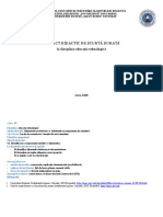 Proiect Didactic de Scurtă Durată La Disciplina Educația Tehnologică