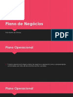 Plano de Negócios Aula Plano Operacional