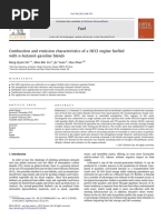 Combustion and Emission Characteristics of A Hcci Engine Fuelled With N-Butanol-Gaolsine Blend