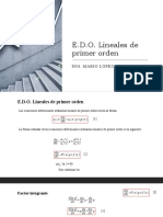 1.5.1 EDO Lineales de 1er Orden A