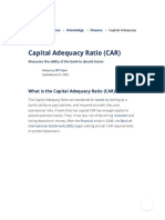 Capital Adequacy Ratio (CAR) - Overview and Example