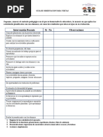 Guia de Observacion para Intervencion Docente