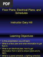 Floor Plans, Electrical Plans, and Schedules