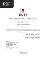 Asesoría en La Construcción de Un Plan de Acompañamiento