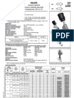 Valves 2/2 E290: Pressure Operated Bronze or Stainless Steel Body Threaded Ports, 3/8 To 2 1/2