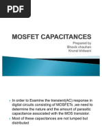 Mosfet Capacitances