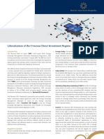 Regulatory Update Revised Overseas Direct Investment Framework