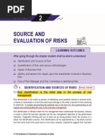 Chapter 2 Source and Evaluation of Risks Annotated Notes