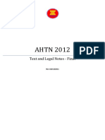 AHTN 2012 Text & Legal Notes